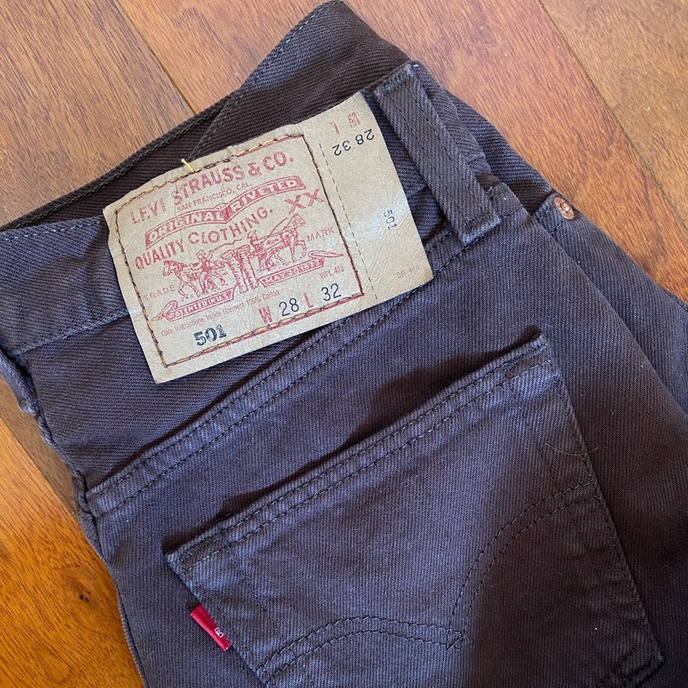 Vintage Brown Levi's Denim 501